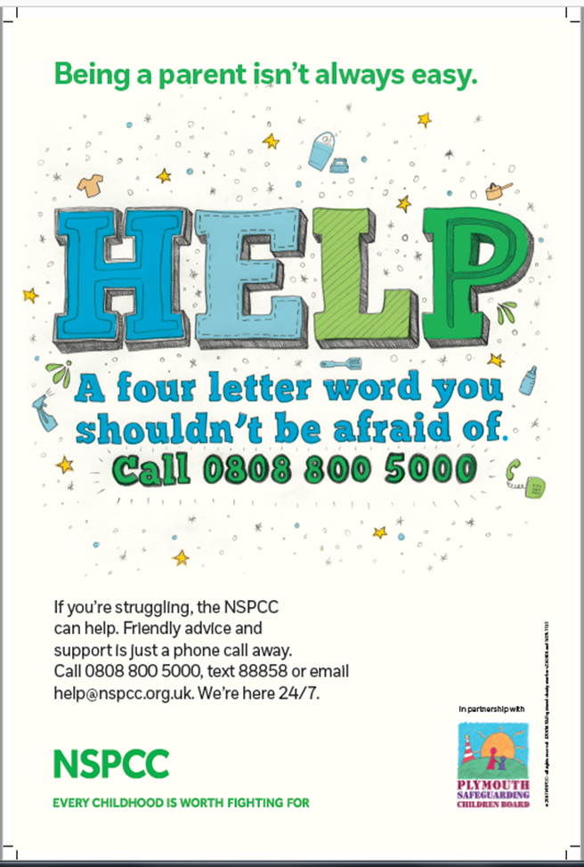 Longcause Community Special School - NSPCC Helpline Numbers